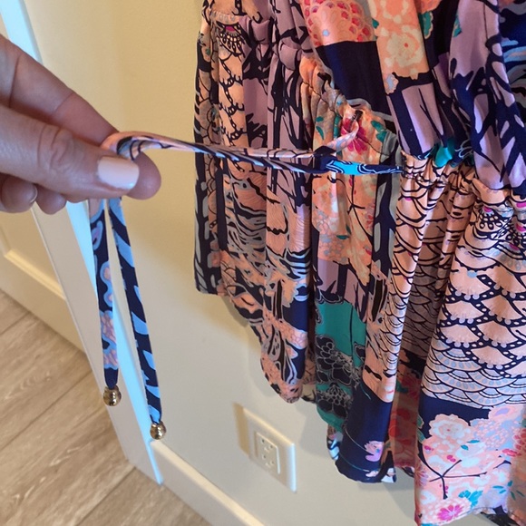 Romper - 100% lightweight silk print - made in NYC - Small - Picture 8 of 10